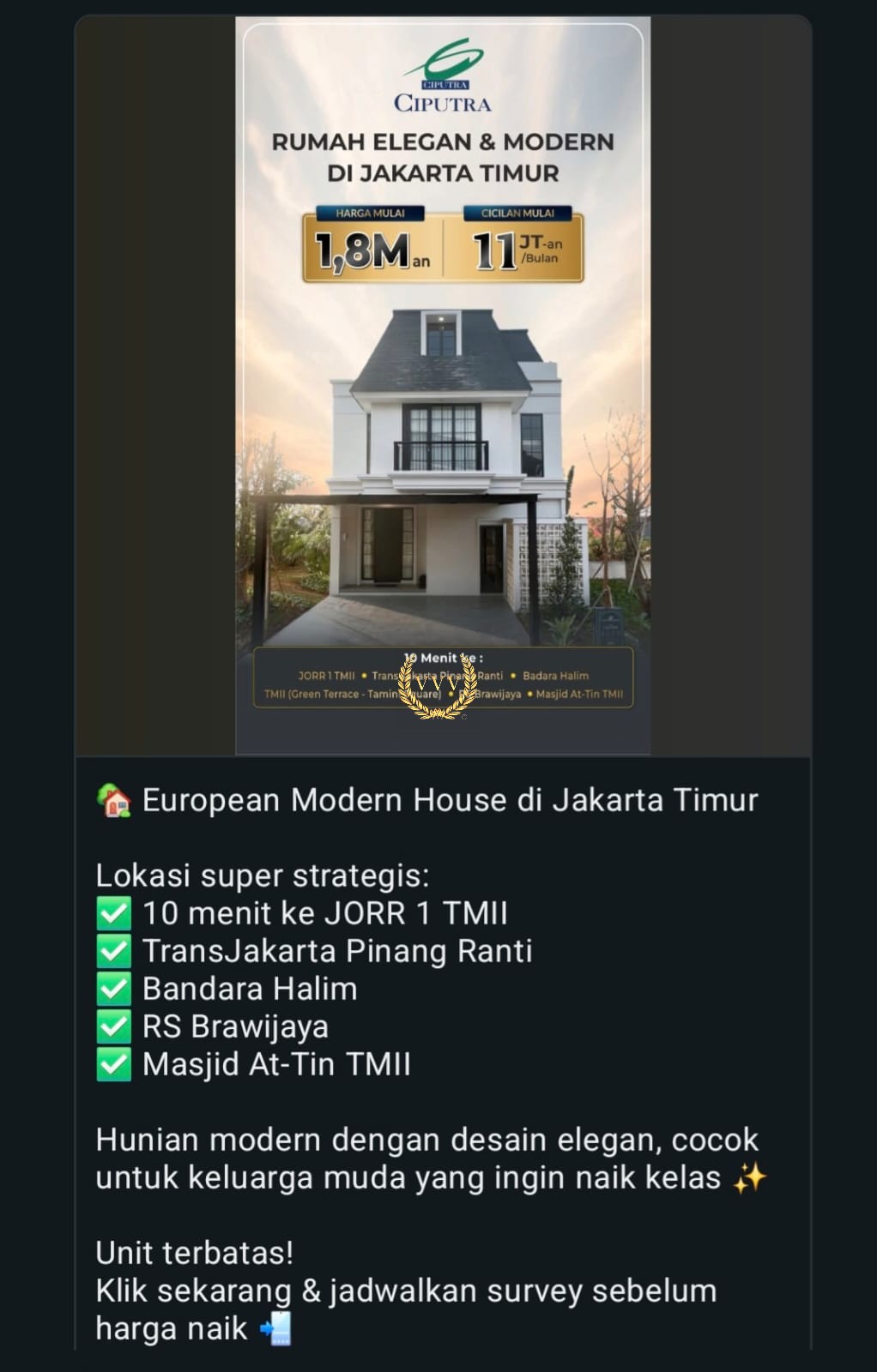 Rumah di Halim Jakarta Timur by Citra - View 5